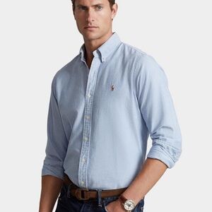 Ralph Lauren Yarmouth Oxford Long Sleeve Button Down Shirt